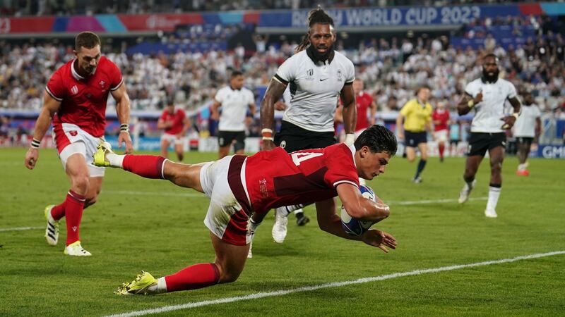 Wales opened their World Cup campaign with a thrilling victory over Fiji