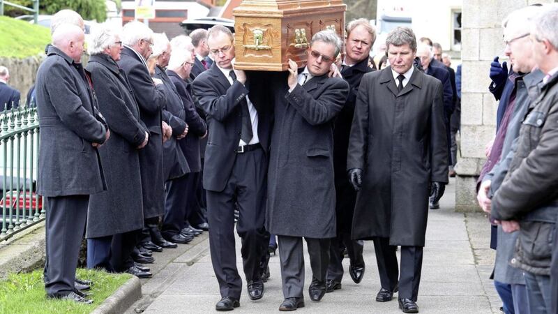 The funeral of former Down player Leo Murphy took place in Rostrevor Co Down
