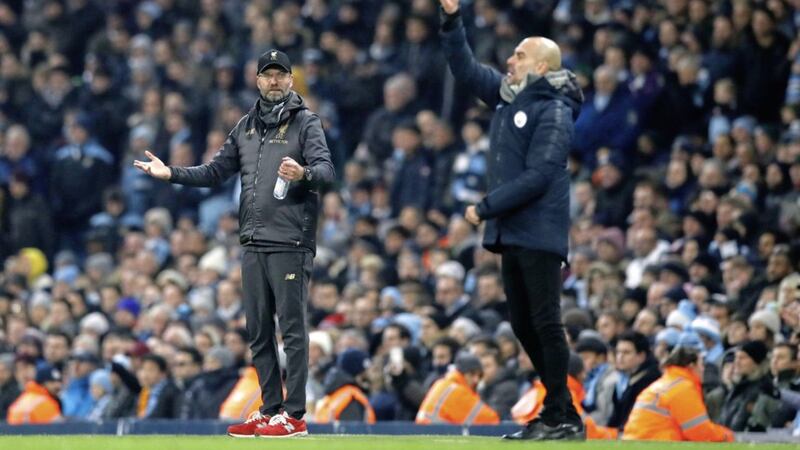 Liverpool manager Jurgen Klopp (left) and Manchester City&#39;s Pep Guardiola have created two terrific teams. 