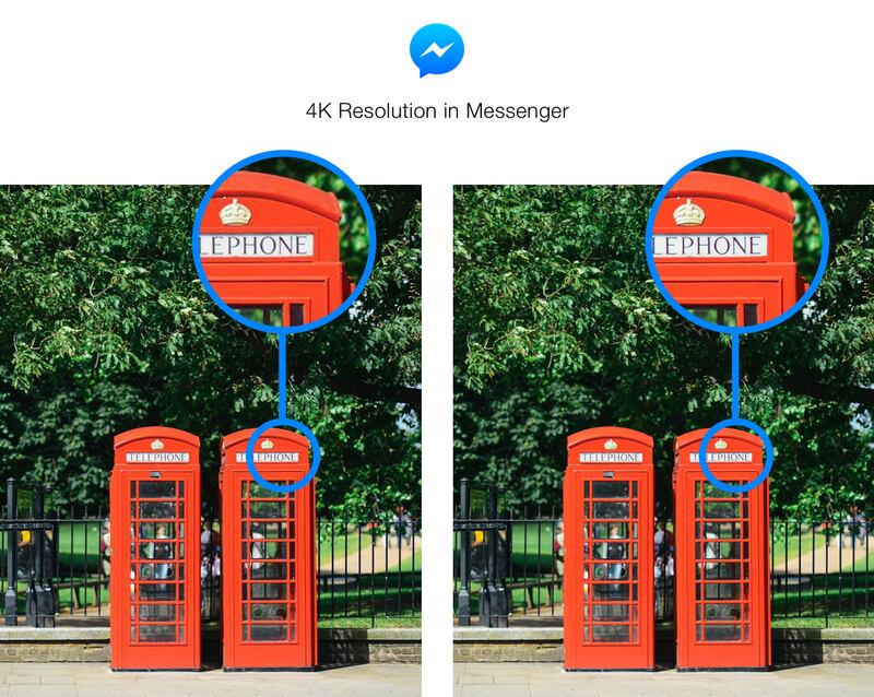 Messenger images in 4K