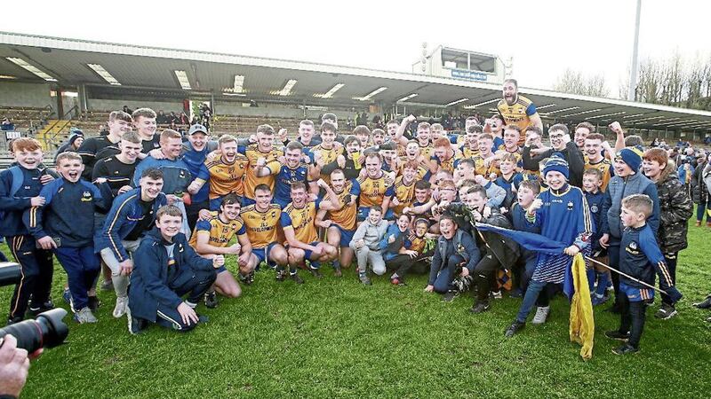 AR SC&aacute;TH A ch&eacute;ile Enniskillen Gaels celebrate their recent triumph in the Fermanagh SFC final. The club championships annually bring out the best in the GAA. 