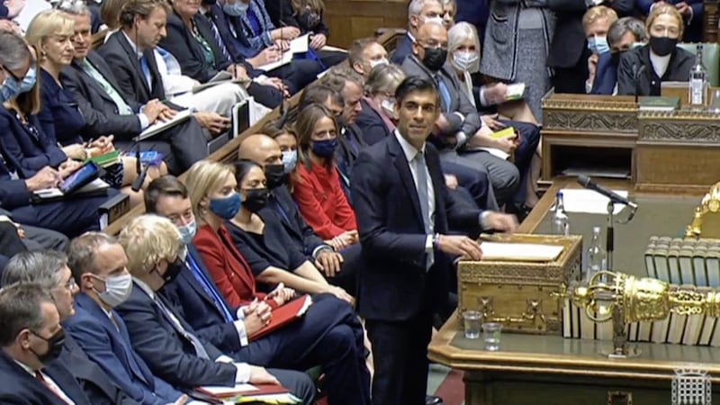               Chancellor of the Exchequer Rishi Sunak delivering his Budget to the House of Commons in London. Picture date: Wednesday October 27, 2019. PA Photo. See PA story Politics Budget. Photo credit should read: House of Commons/PA Wire             