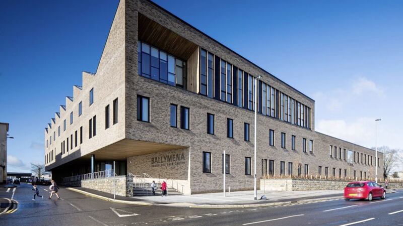 deviation from the usual script: Ballymena Health and Care Centre was described as a &ldquo;delightful&rdquo; building designed with flair and skill 