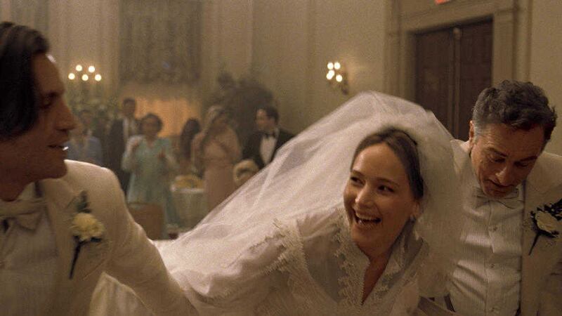 Jennifer Lawrence and Robert De Niro from Joy 