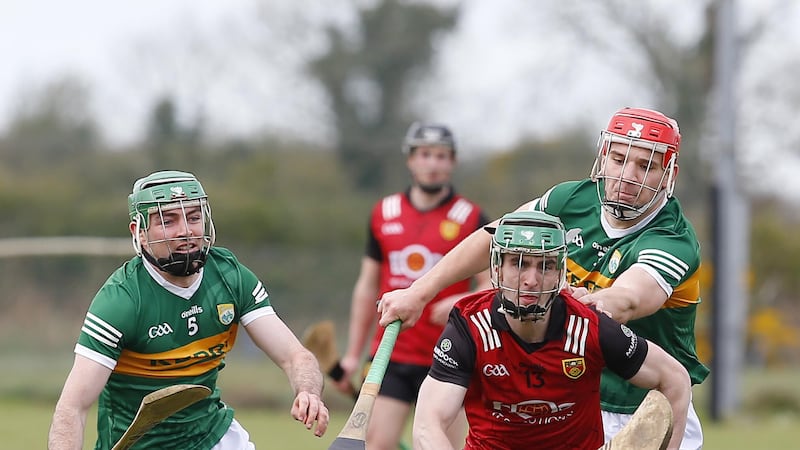 Tim Prenter’s 47th-minute goal gave Ballygalget the space they needed in Saturday's Down SHC game against Liatroim