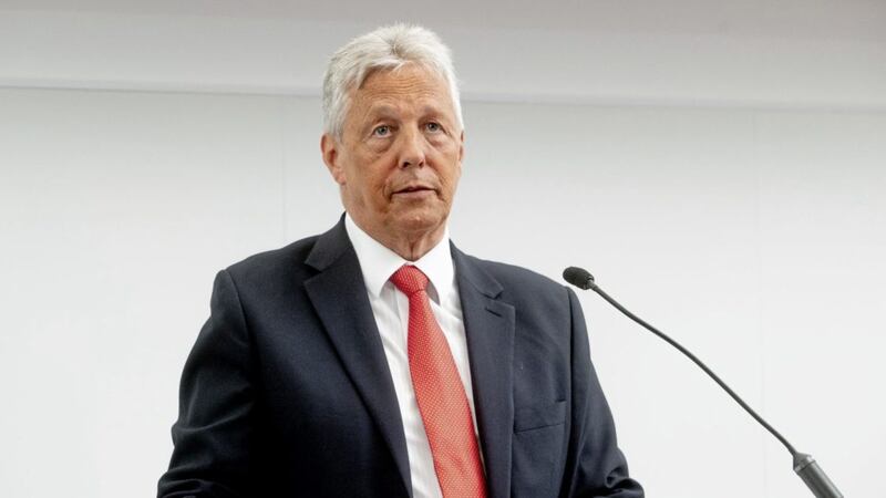 Peter Robinson&#39;s privileged position enables him to talk about the elephant in the room. Picture by Queen&#39;s University Belfast/PA Wire 