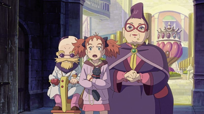 Doctor Dee, Mary and Madame Mumblechook in Mary And The Witch&#39;s Flower 
