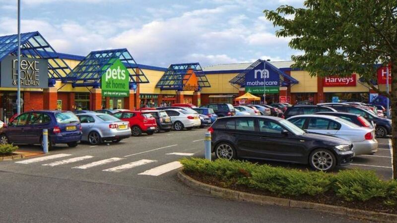 Part of the Damolly retail park in Newry which was bought recently by the MJM Group for &pound;30 million 