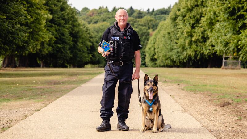 The German Shepherd’s owner and former handler PC Ian Sweeney, 52, described the police dog as his “soulmate”.