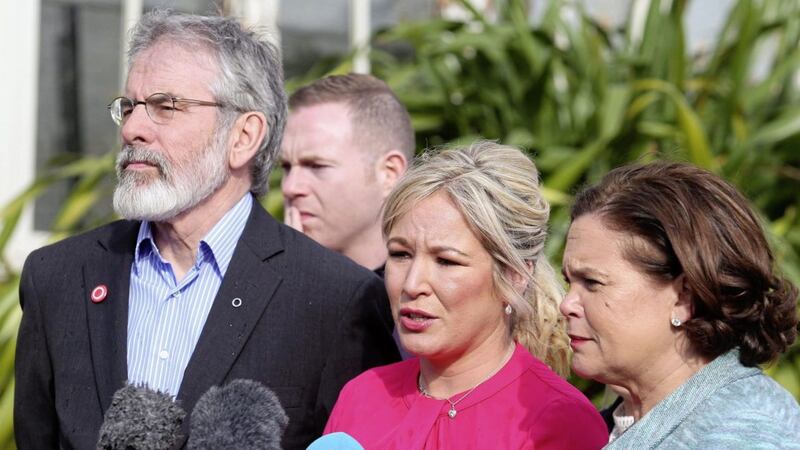 Gerry Adams has said Sinn F&eacute;in will not accept an extension of Monday&#39;s talks deadline. Picture by Mal McCann 