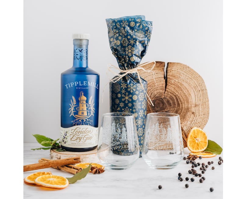 Tipplemill London Dry Gin With Gift Wrap, Tipplemill Gin