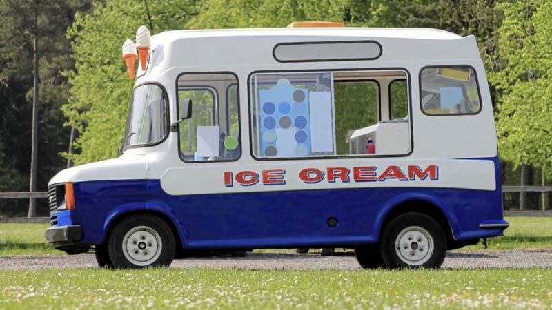 An ice cream van rammed another up to six times on a Co Donegal beach. Picture from Press Association 