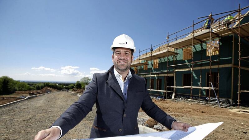 Managing director of Hagann Homes Jamesy Hagan. The company has recorded its second biggest year in terms of completions since it was established in 1988, with 207 homes finished across 15 sites in Northern Ireland. 