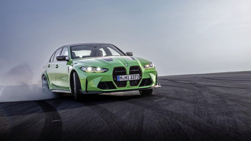BMW&#39;s M3 CS feels like the last hurrah for the ostentatiously petrol-powered, tyre-smoking super saloon before electric takes over 