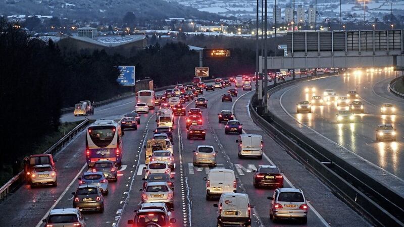 The M1 and M2 near Belfast are among the most congested stretches of the north&#39;s road network 