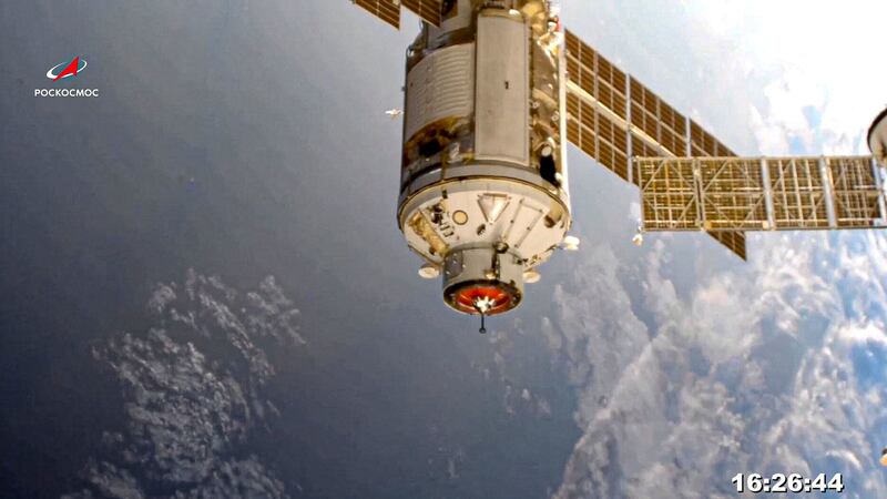 The ISS lost control of its orientation for 47 minutes when the Russian lab accidentally fired its thrusters after docking.
