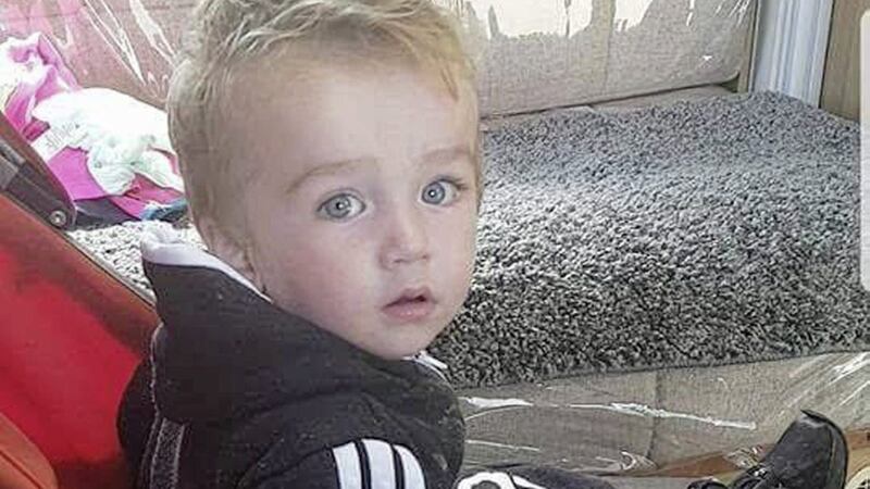Three-year-old Christopher Ward, who died on Friday after being struck by a vehicle in Bessbrook, Co Armagh 