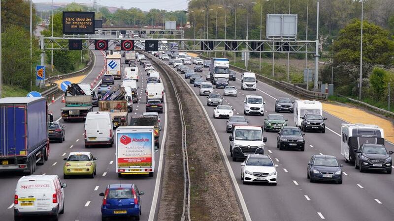 Drivers should be charged on a per mile basis in a major overhaul of the UK’s motoring taxation system, according to a new report (Jacob King/PA)