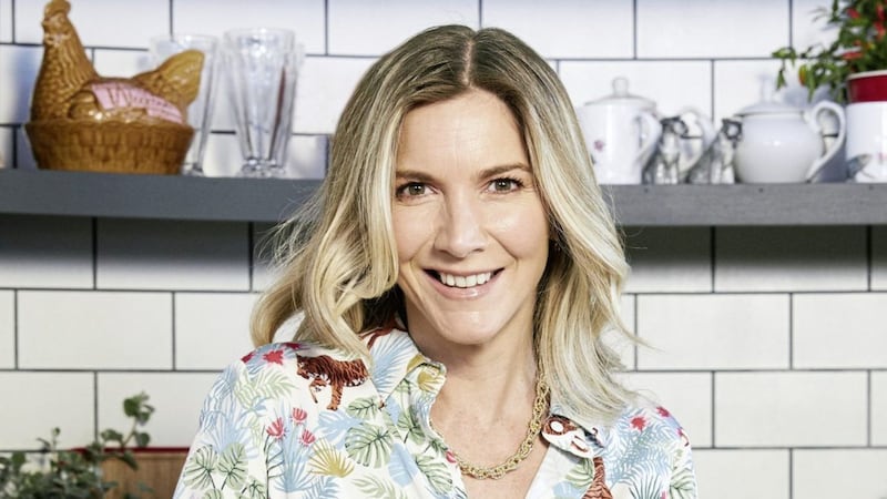 Talented home cook and actress Lisa Faulkner (48) co-presents John and Lisa&#39;s Weekend Kitchen 