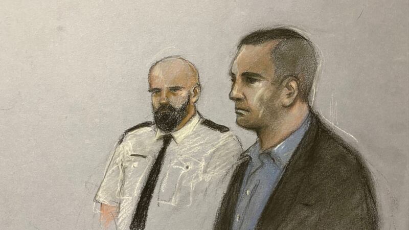 Darren Osment, 41, is on trial accused of murdering Claire Holland, 32, in 2012 (Elizabeth Cook/PA)