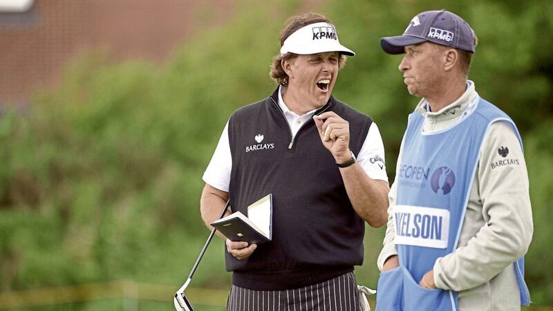 Phil Mickelson and his caddie Jim Mackay have parted company after 25 years together 