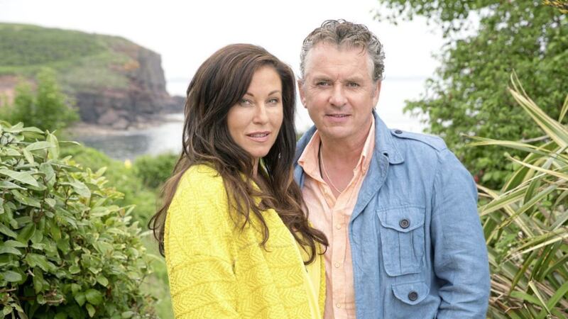 Kat and Alfie Moon, played by Jessie Wallace and Shane Richie in EastEnders' spin-off Redwater. Picture by Patrick Redmond, BBC/Press Association