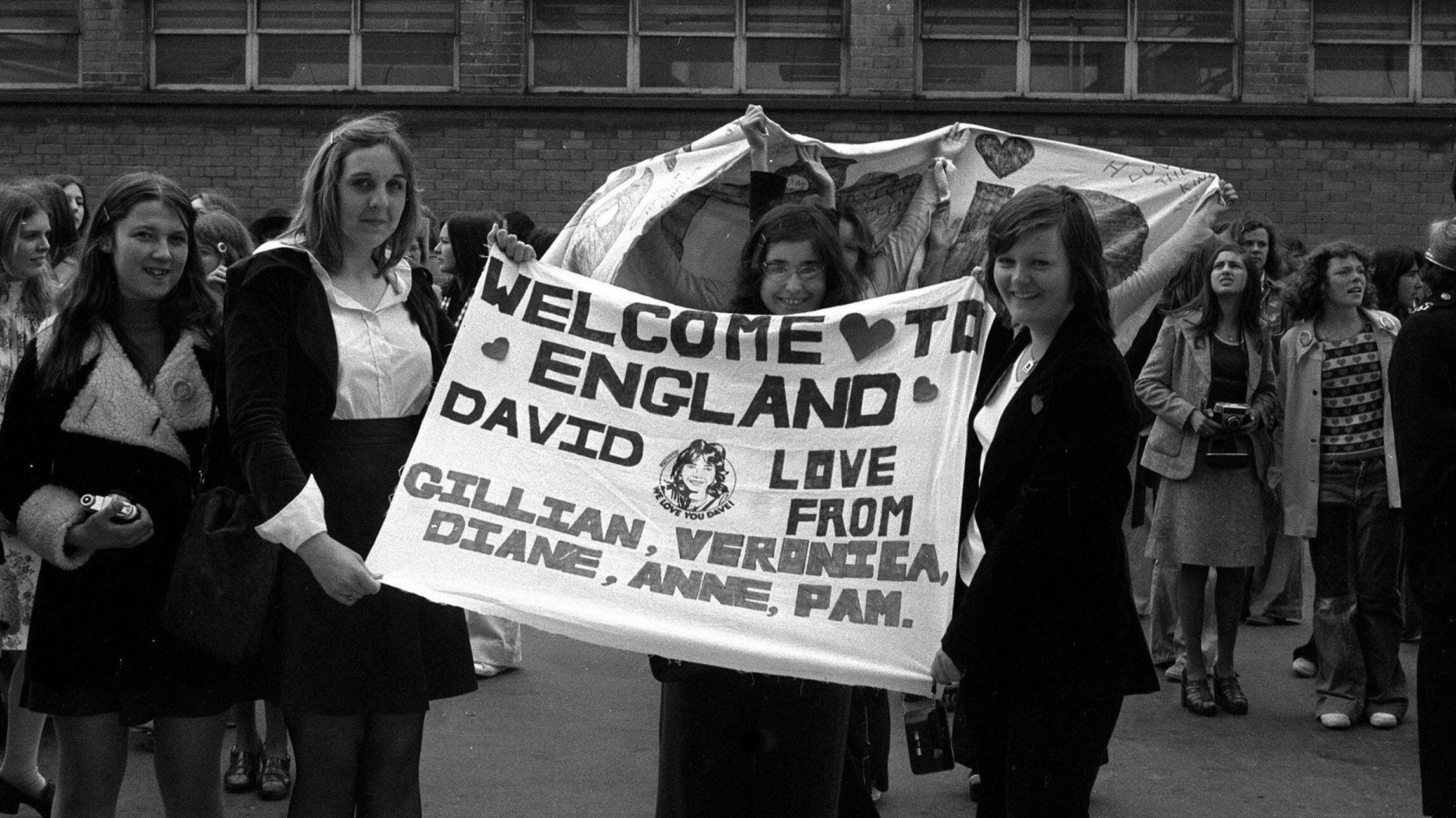 The US star was a hit with his fans in the UK at the height of his fame.