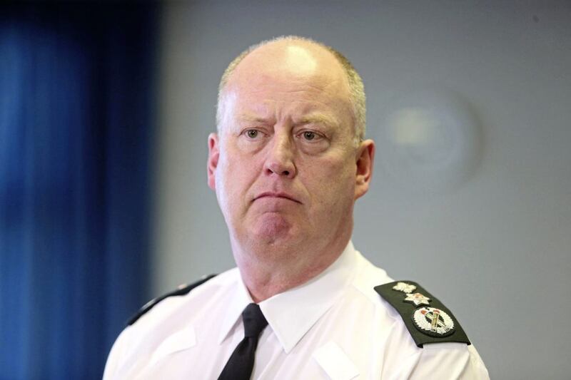 PSNI Chief Constable George Hamilton. Picture by Mal McCann 