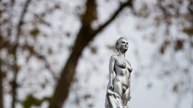 Many have complained that the artwork, said to be the world’s only memorial sculpture to Mary Wollstonecraft, depicts a woman naked.
