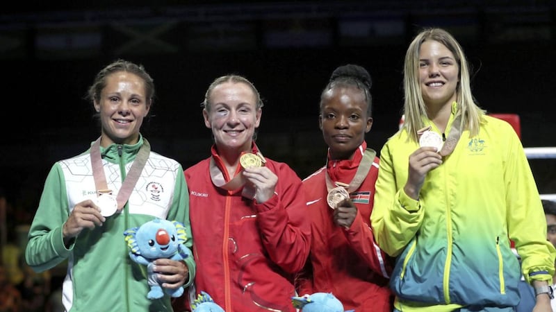 Carly McNaul, at 28, is one of the more experienced members of Team NI. She won a flyweight silver medal at the Commonwealth Games. Picture by PA 