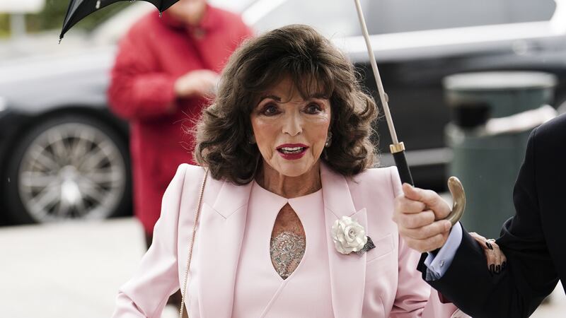 Spacey recalled a time when Dame Joan Collins insisted on rehearsing before him (Jordan Pettitt/PA)