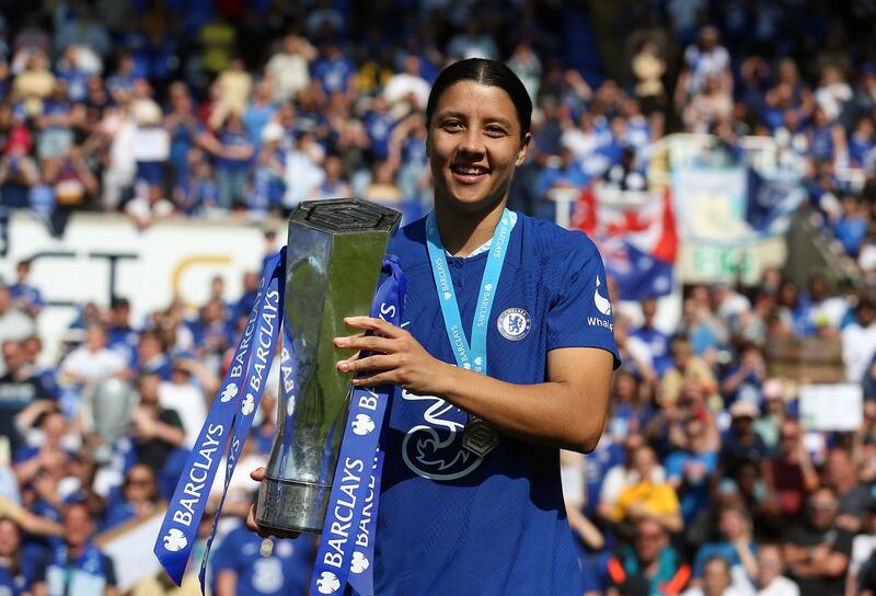 Sam Kerr was a key part of the Chelsea team which won the WSL title last season