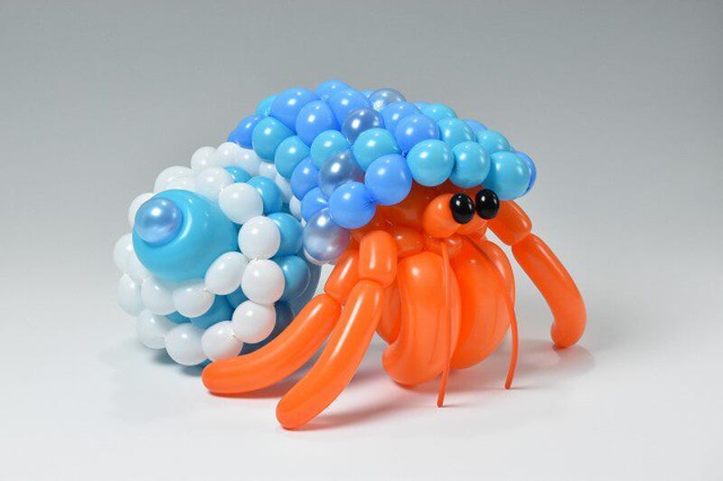 A hermit crab made by Masayoshi