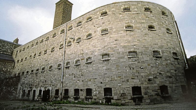 Kilmainham Gaol prison cells from the outside 