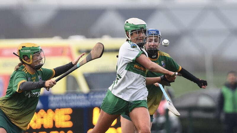 Corinna Doyle in action for Granemore during their All-Ireland junior semi-final against Knockananna of Wicklow