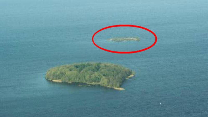 The small island east of Coney Island in Lough Neagh is up for sale 