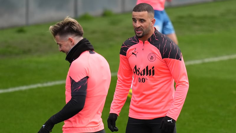 Kyle Walker, right, is available after injury