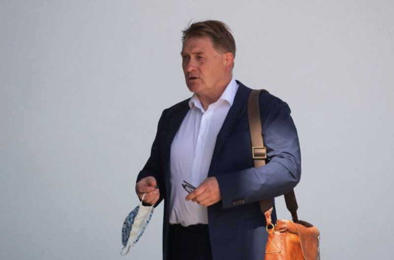 Former Labour MP Eric Joyce arriving at Ipswich Crown Court. Picture by Joe Giddens, Press Association