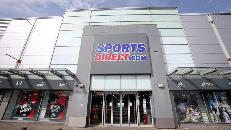 Sports Direct at Boucher Retail Park in Belfast has closed along with the rest of the chain's UK outlets. Photo: Mal McCann