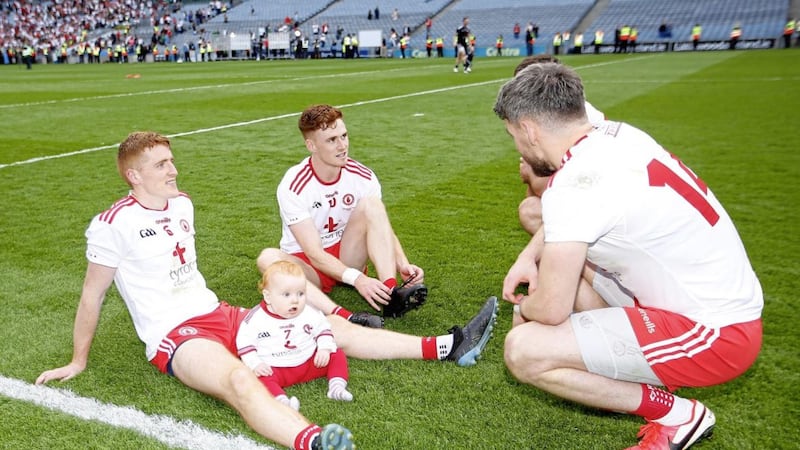 Peter Harte (left) and Mattie Donnelly (right) are now in their 30s. While they have plenty more to give, they are the big leaders in this Tyrone team, and having a succession plan in place for when they go will be vital to how the second half of this decade goes for the county. Picture by Philip Walsh 