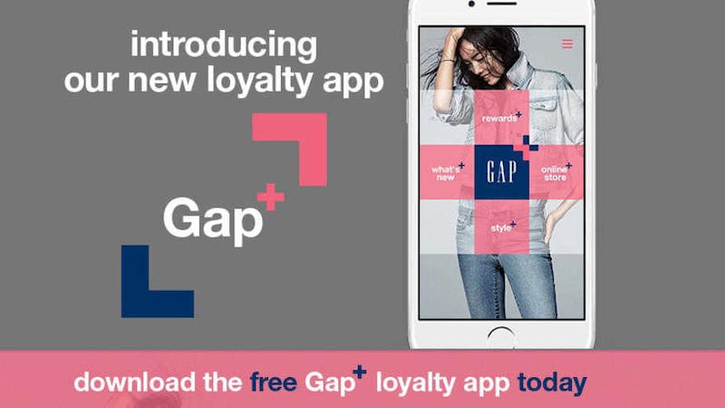 Get an extra 5 per cent off with the Gap app 
