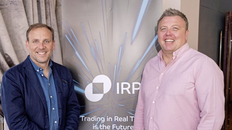Mark Irwin (left), managing director of Ardmore Advertising, with Philip Macartney, chief commercial officer for IRP Commerce 
