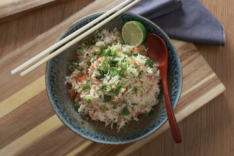 An image of Niall McKenna's crab fried rice.