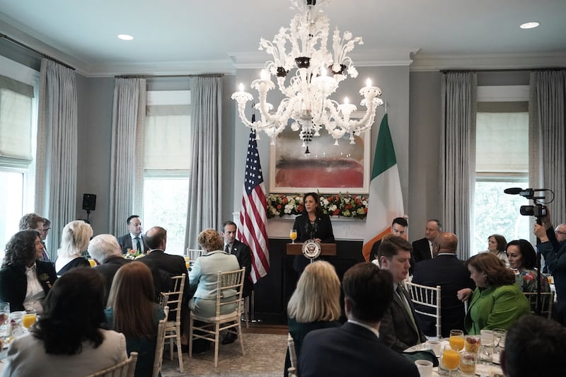 US vice-president Kamala Harris had high praise for Leo Varadkar during their breakfast meeting