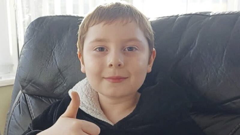 Bobby Browne (8) from Bessbrook in Co Armagh was diagnosed with leukaemia last year 