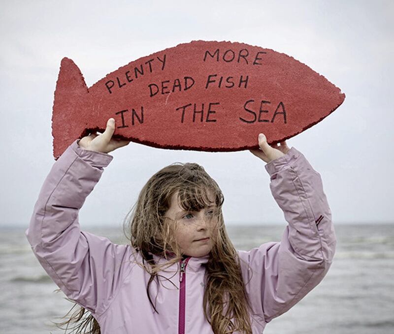 Protesters staged a &#39;wake&#39; for Lough Neagh this month to highlight fears that it is dying. PICTURE: MAL MCCANN 
