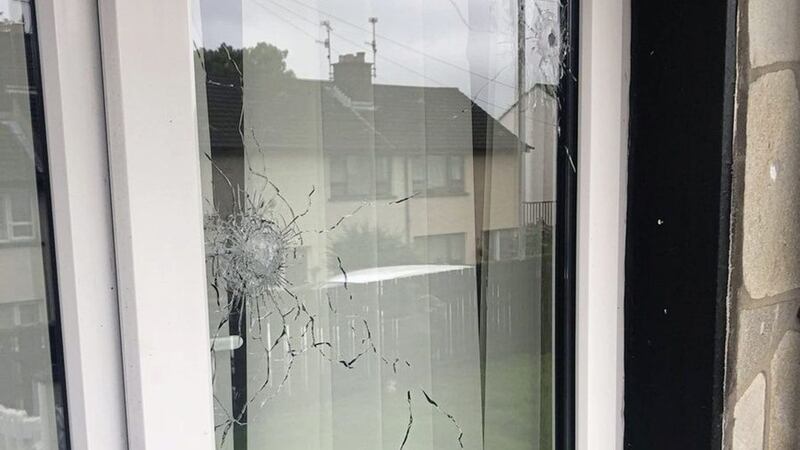 Several shots were fired at the house in Barcroft Park, Newry 