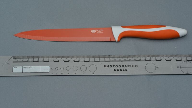 Police have released this image of a knife similar to one which they believe was used to attack Jennifer Dornan