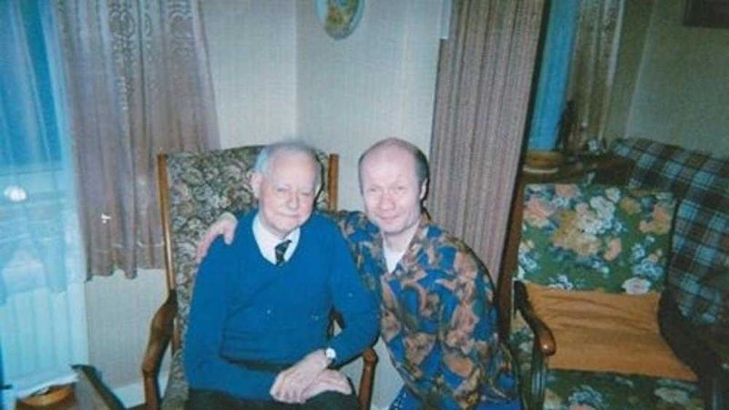 Christopher Luke pictured with his beloved `Jimmy&#39; Molyneaux. He says the pair were `close companions&#39; 
