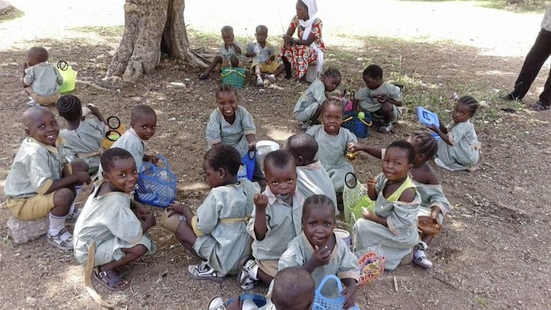 Children in Sugu, Nigeria are looking forward to a new school through the Sisters of Mercy project 
